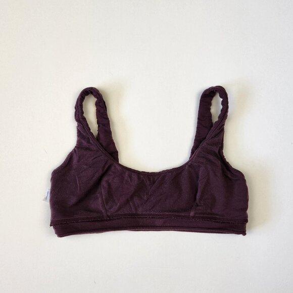 Parade Soft Stretchy Jersey Knit Scoop Neck Bralette XS - Picture 3 of 9
